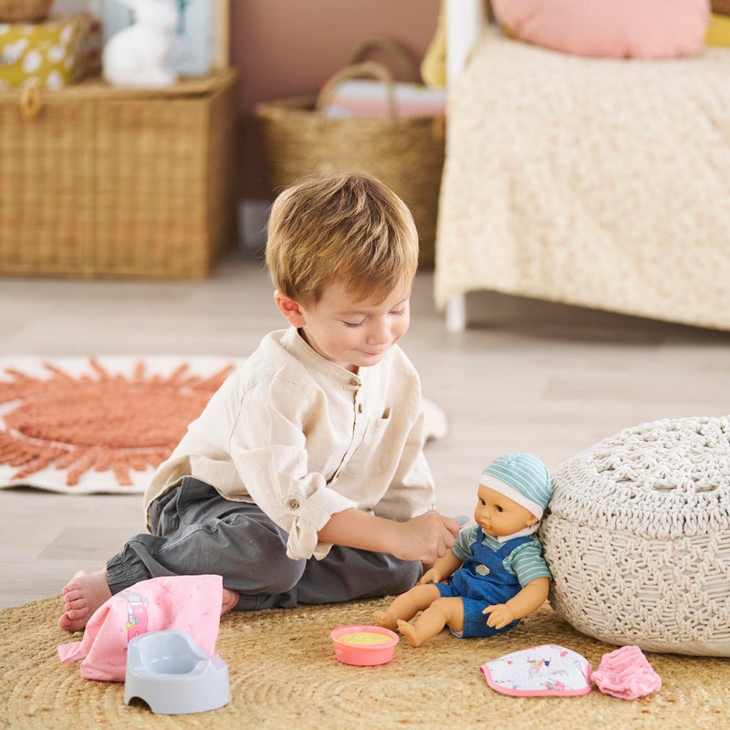 Corolle - Large Accessories Set for Mon Premier Poupon 12" Baby Dolls, 11-Piece Set Includes Bottle, Bib, Diaper, Potty, Pacifier, Tote Bag and More - Image 3